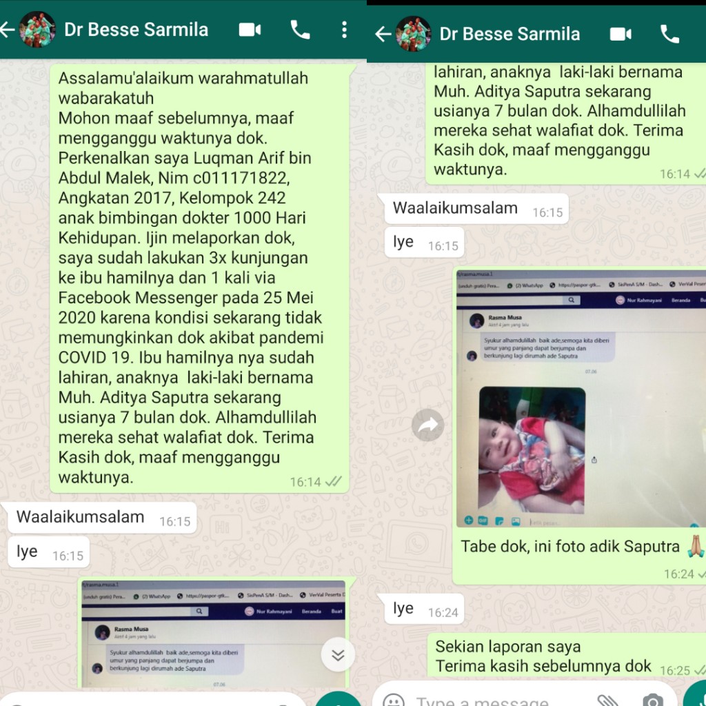 Melapor Kepada Dosen Pembimbing